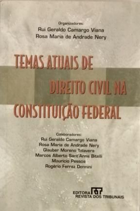 Temas atuais de direito civil na constituição federal