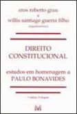 Direito constitucional estudos em homenagem a Paulo Bonavide