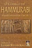 O código de hammurabi escrito em cerca de 1780 a.c.