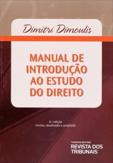 Manual de Introdução ao Estudo do Direito - Dimitri